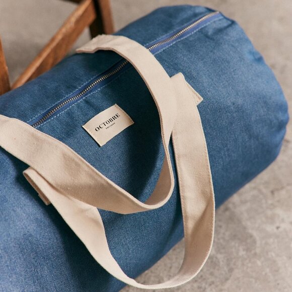 Octobre Editions Denim Bowling Bag - Picture 5 of 6